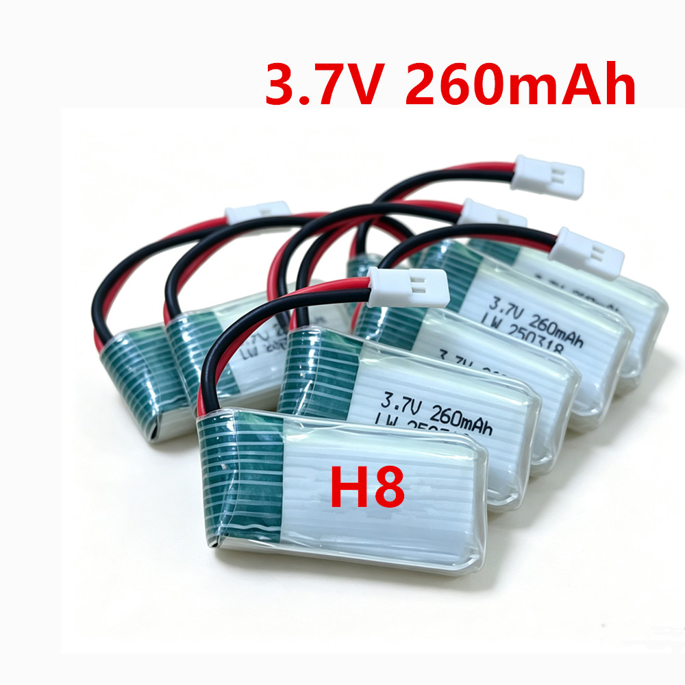 Eachine Drone E010 - Baterai Lipo 3,7V 260mAh dengan Pengisi