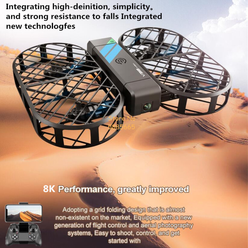 Kamera HD 8K 360 °   Perlindun - Drone Battery Case ulasan dan harga