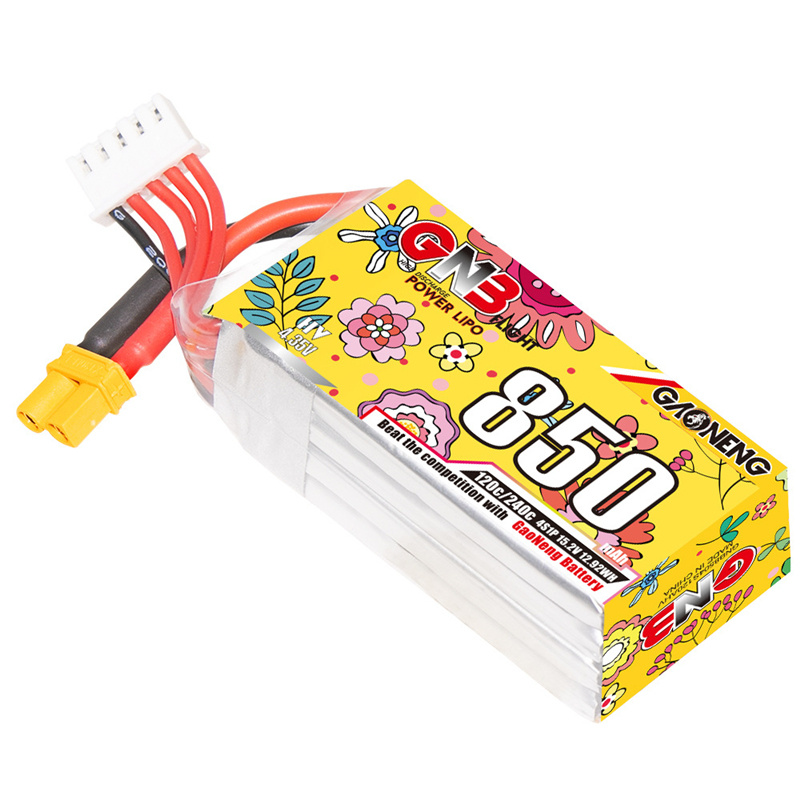 Baterai Lipo GNB 4S 15.2V 850m - Drone Battery Balance Charger ulasan dan harga