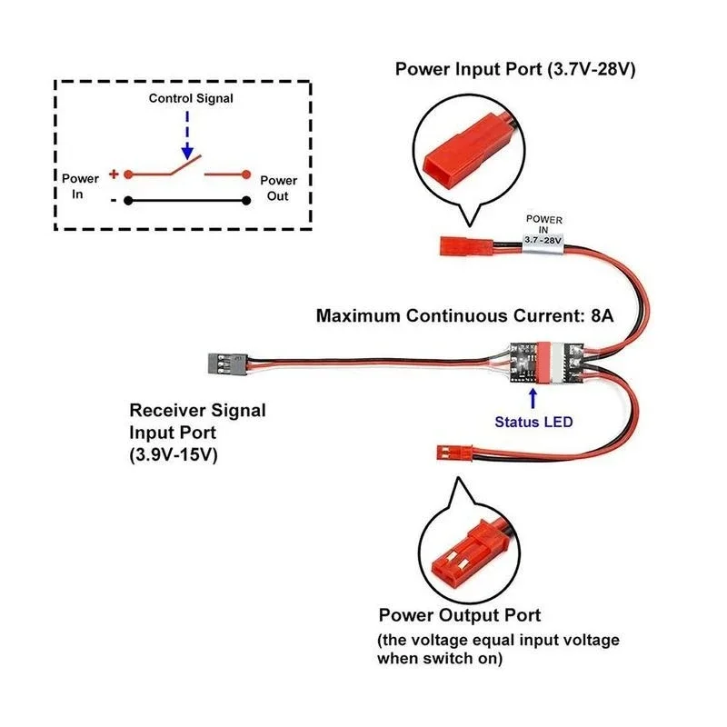 2-20A Sakelar Elektronik denga - Drone Battery High Voltage ulasan dan harga