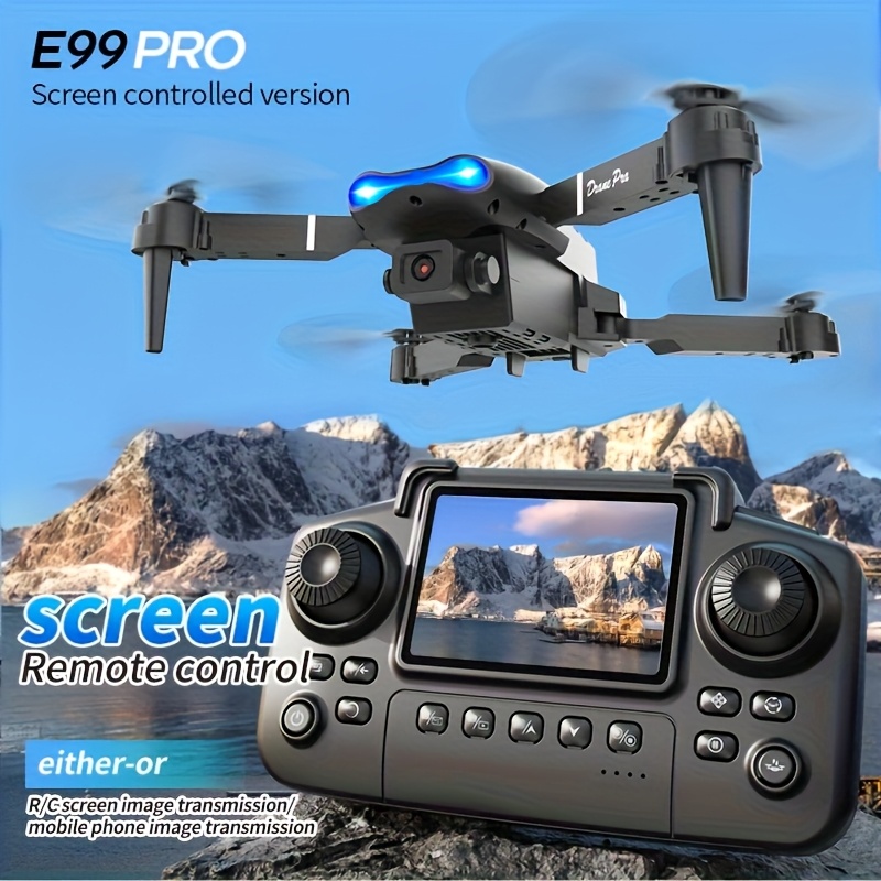 Drone Lipat E99 PRO MAX dengan - Drone Battery Case ulasan dan harga