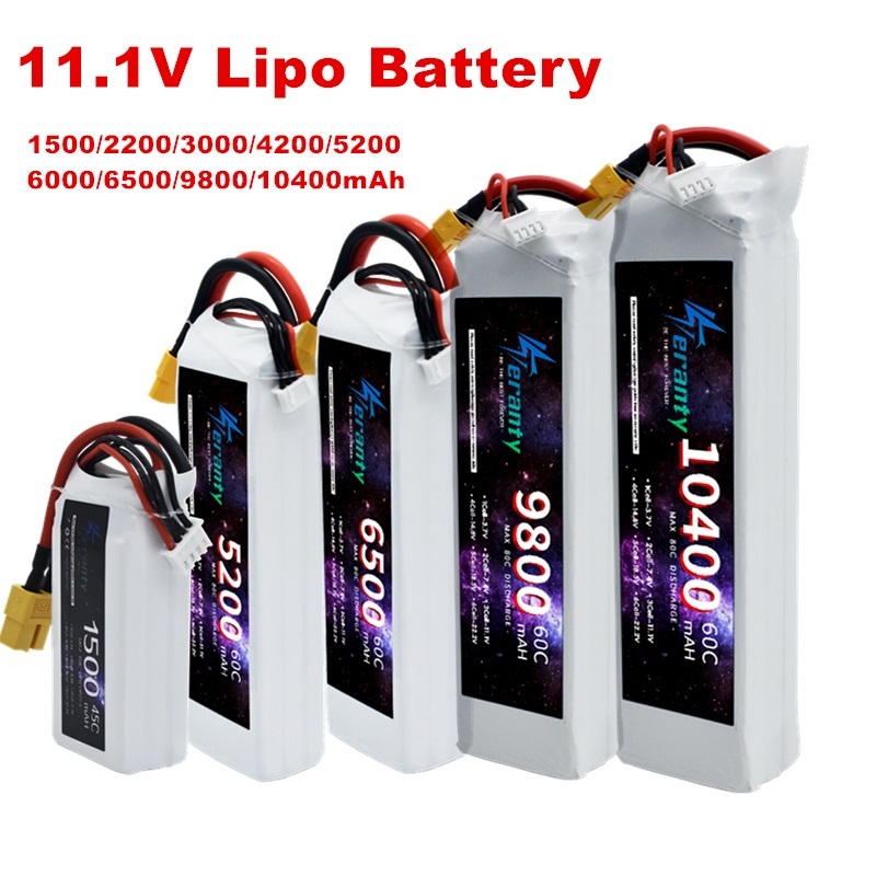 3S 11.1V Lipo baterai Deans XT - Drone Battery 3S ulasan dan harga