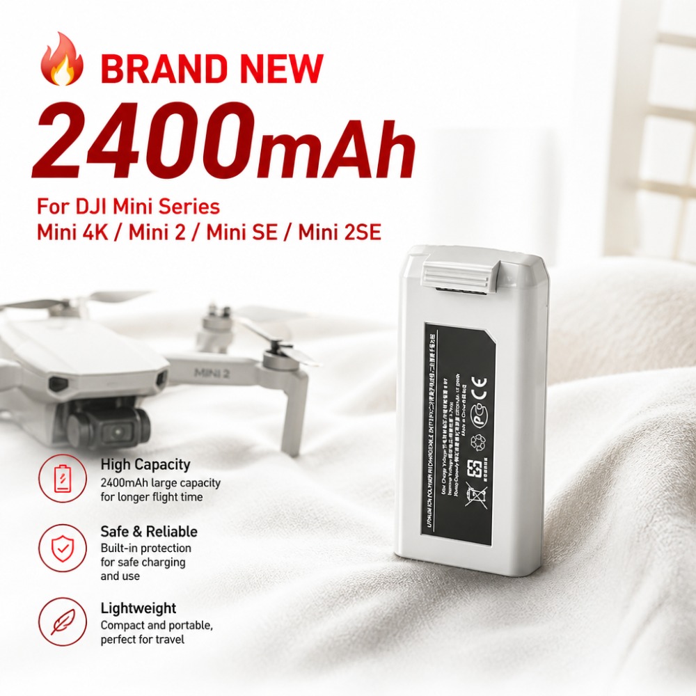 Baterai 2400mAh untuk DJI Mini - Drone Battery Smart ulasan dan harga