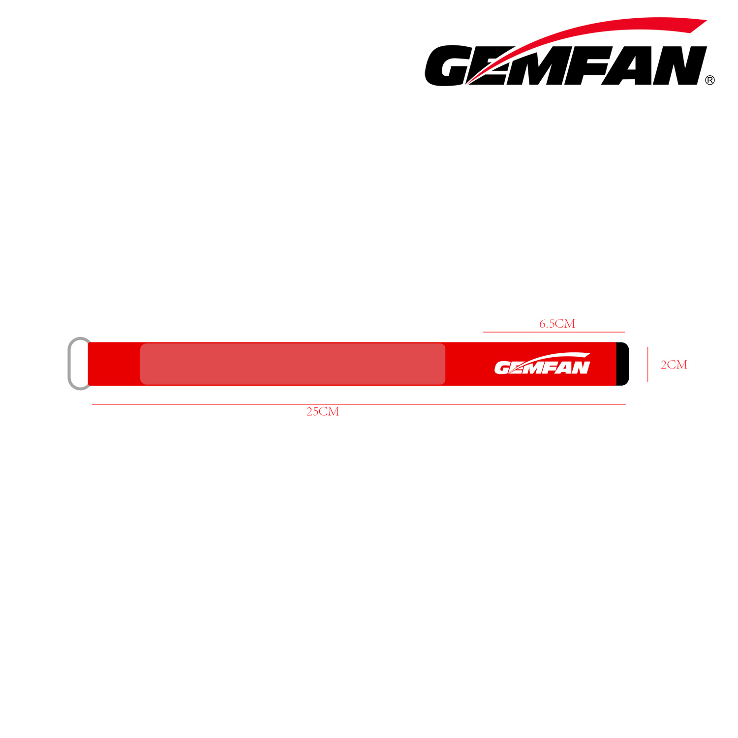 2 buah tali baterai GEMFAN 250 - Drone Battery Strap ulasan dan harga